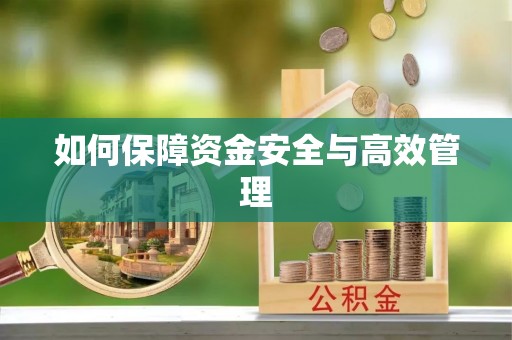 点军如何保障资金安全与高效管理
