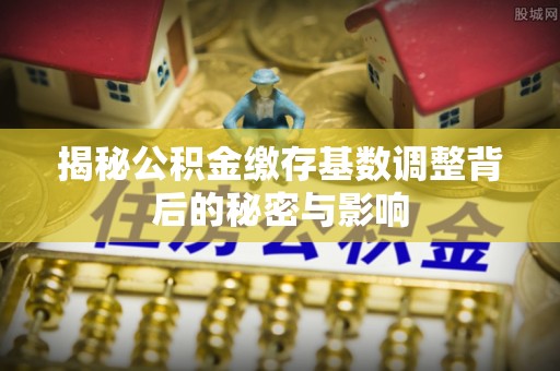 点军揭秘公积金缴存基数调整背后的秘密与影响